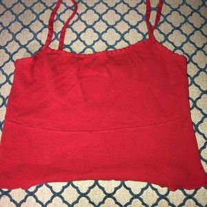 Brandy Melville red tank top